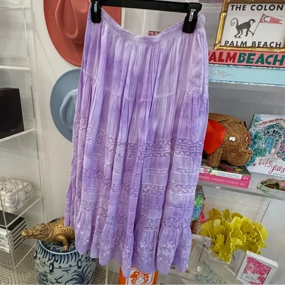 NWT LoveShackFancy Donna Skirt - Medium - Picture 7 of 17